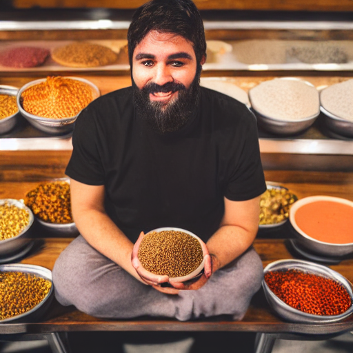 029_A man sitting at a table in front of bowls of spices..png